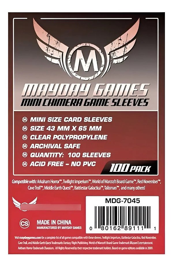 Mayday Mini Chimera Card Sleeves (43x65mm)