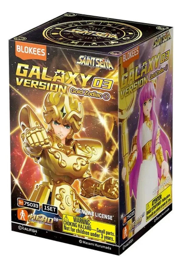 Boneco Blokees Saint Seiya Galaxy 03 Gold Zodiac