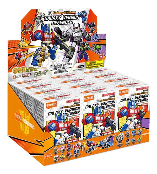 Blind Box Blokees Transformers Defender 01 - 12 Peças