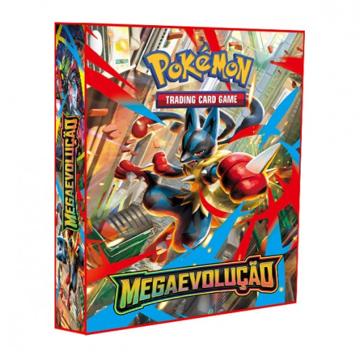 ÁLBUM Pokemon para cards tipo fichário Mega Evolução ( 9 Bolsos )