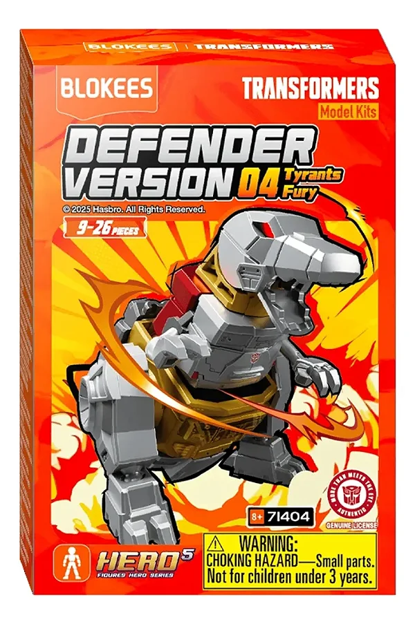 Blokees Transformers Articulado Defender Version 04 Tyrants Fury