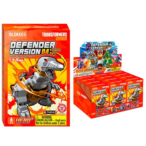 Blokees Transformers Articulado Defender Version 04 Tyrants Fury