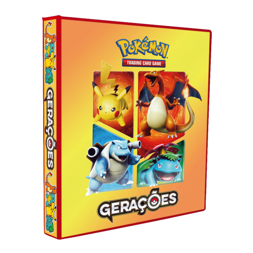 Álbum Pokémon Gerações para Cartas ((9 Bolsos)