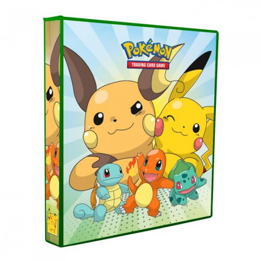 Álbum Pokémon Pikachu e Turma para Cartas (9 Bolsos)