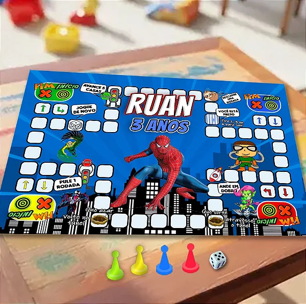Jogo Ludo Homem Aranha