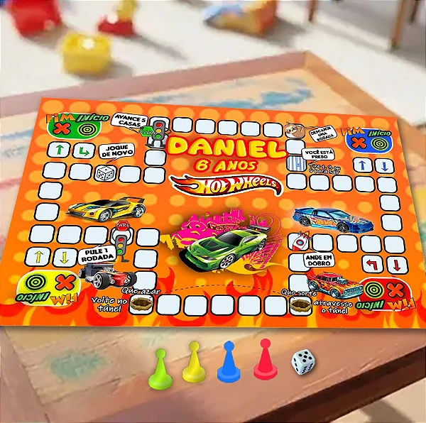 Jogo Ludo Hot Wheels
