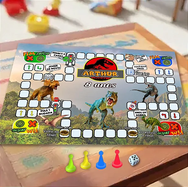 Jogo Ludo Jurassic Park