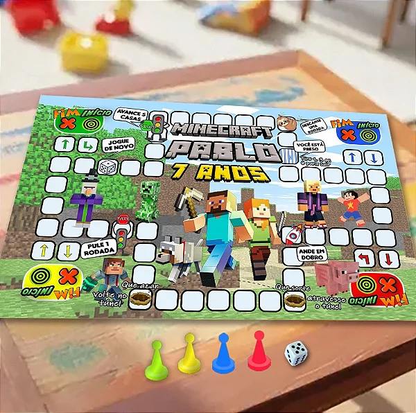 Jogo Ludo Minecraft
