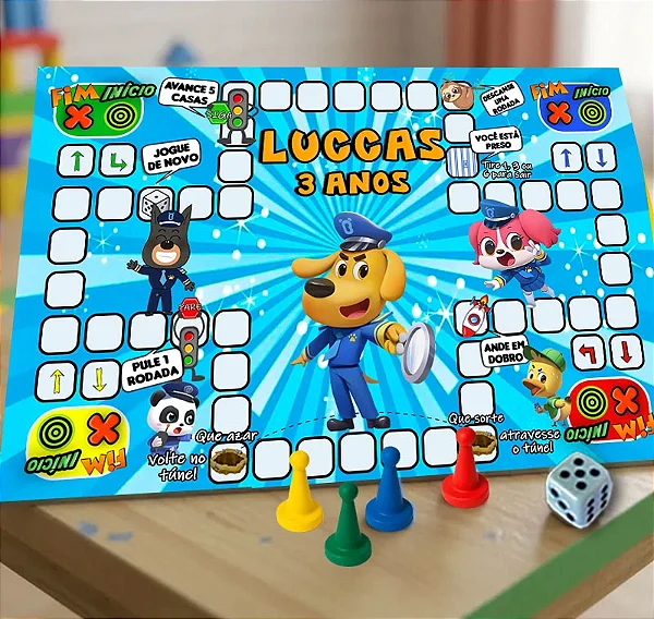 Jogo Ludo o Detetive Labrador