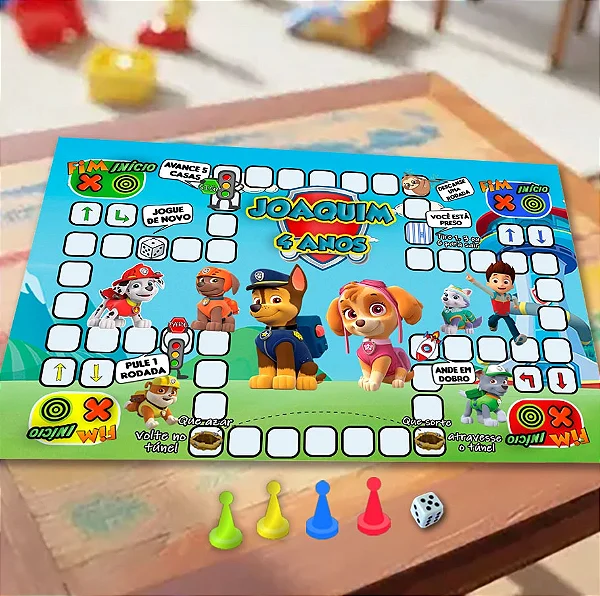 Jogo Ludo Patrulha Canina