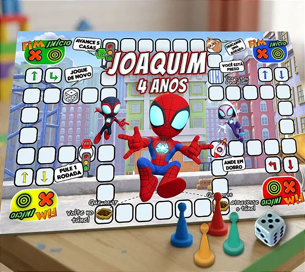 Jogo Ludo Spidey e Seus Amigos