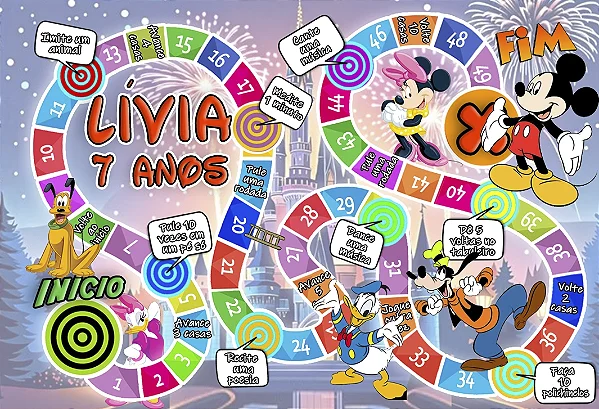 Tabuleiro Mickey / Minnie
