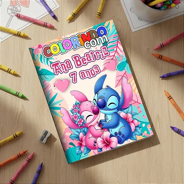 Revistinha para colorir Lilo & Stich