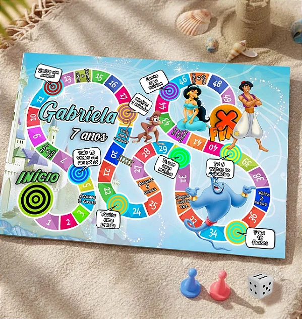 Jogo de Tabuleiro Aladin