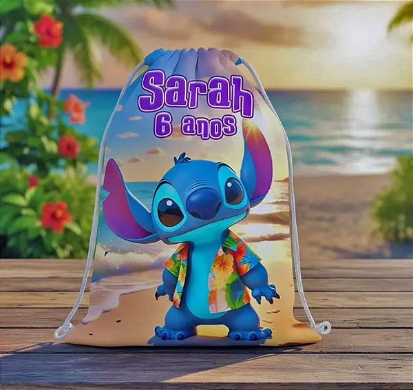Mochilinha Saco Lilo & Stich