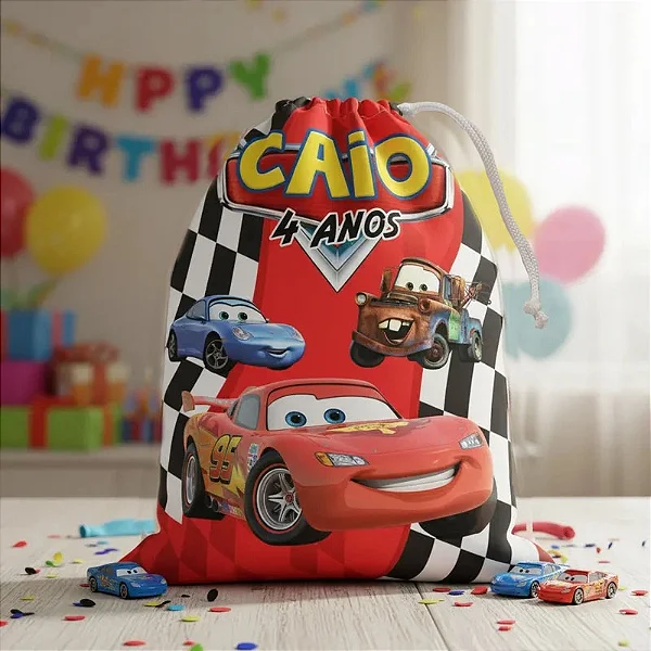 Sacolinha para Guloseimas Carros