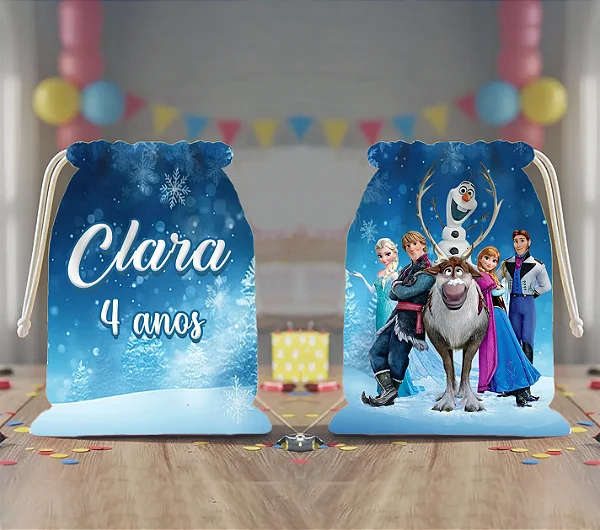 Sacolinha para Guloseimas Frozen