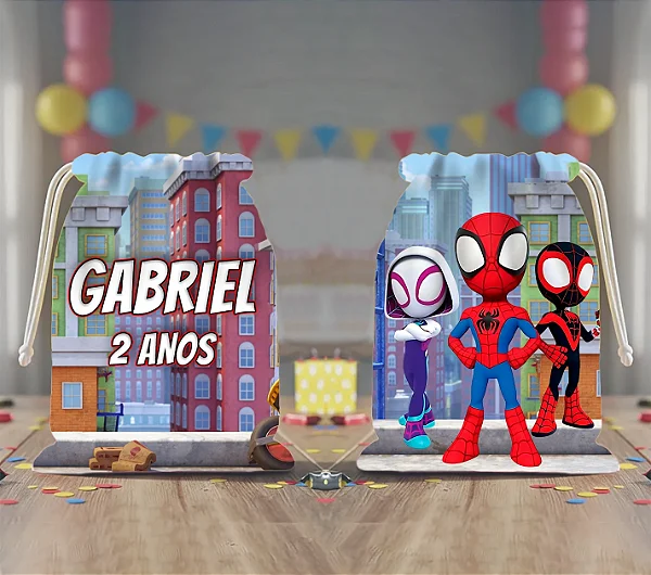 Sacolinha para Guloseimas Spidey e Seus Amigos Espetaculares