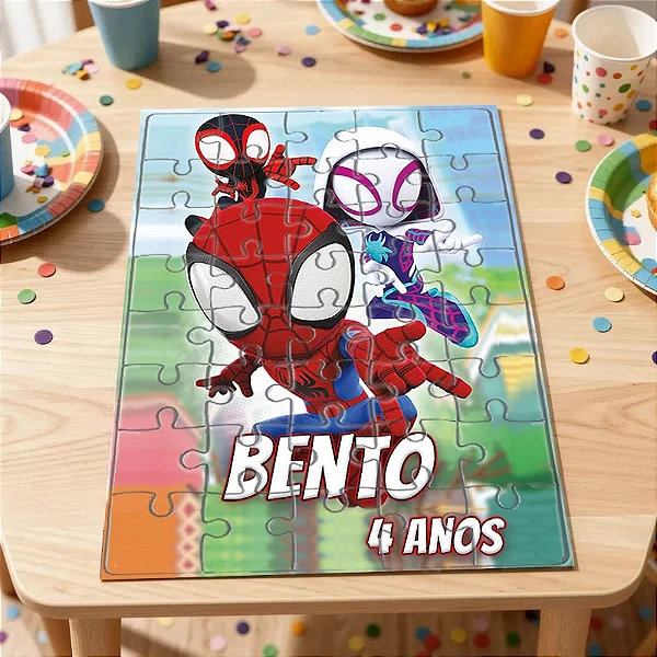 Quebra Cabeça Spidey e Seus Amigos Espetaculares