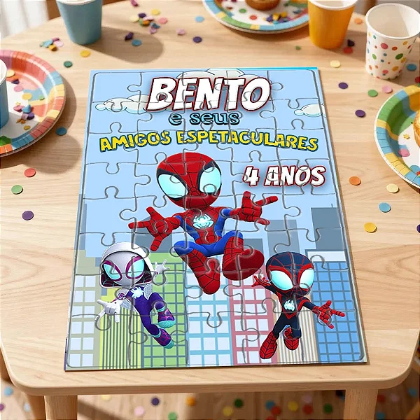 Quebra Cabeça Spidey e Seus Amigos Espetaculares