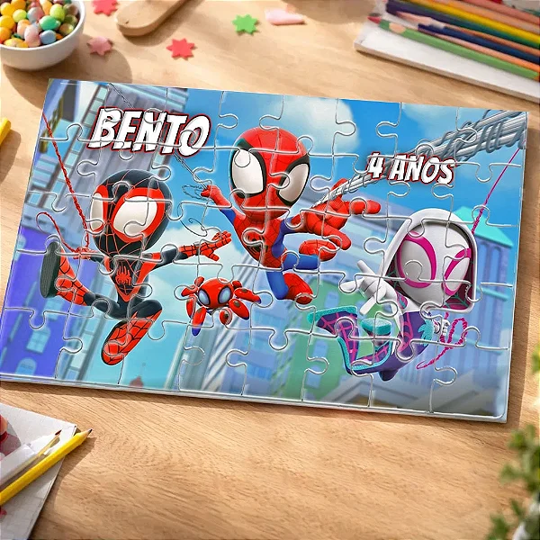 Quebra Cabeça Spidey e Seus Amigos Espetaculares