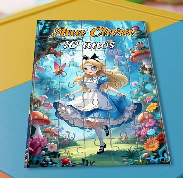 Quebra Cabeça Alice no Pais das Maravilhas