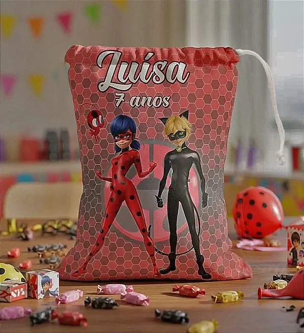 Sacolinha para Guloseimas Lady-bug