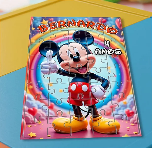 Quebra cabeça Mickey/Disney