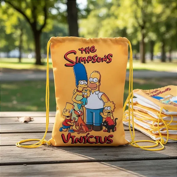 Mochilinha Saco Os Simpsons