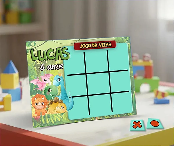 Jogo da Velha Dinossauro Baby