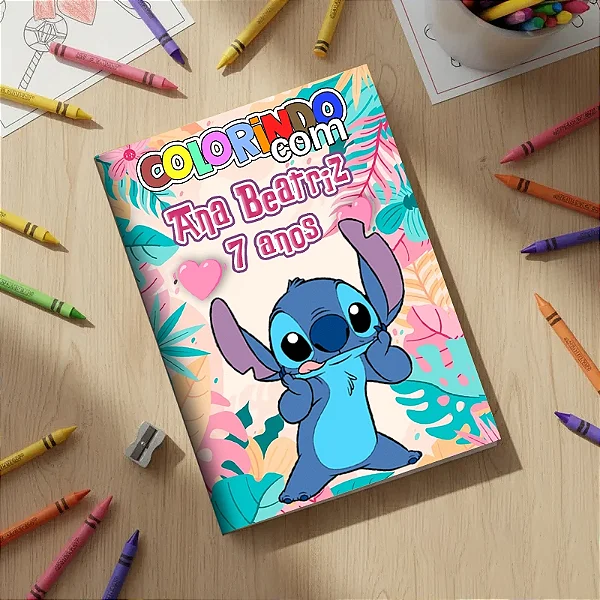 Revistinha para colorir Lilo & Stich