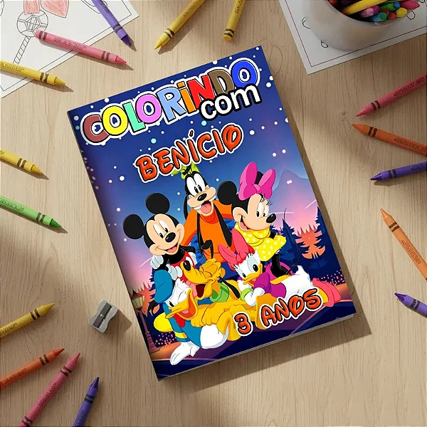 Revistinha para colorir Disney / Mickey