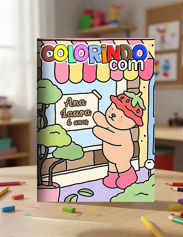 Revistinha para colorir Bob Goods