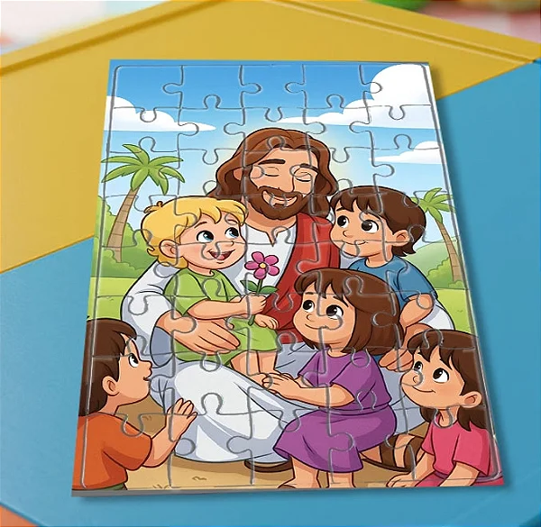 Quebra cabeça Jesus / Evangelização