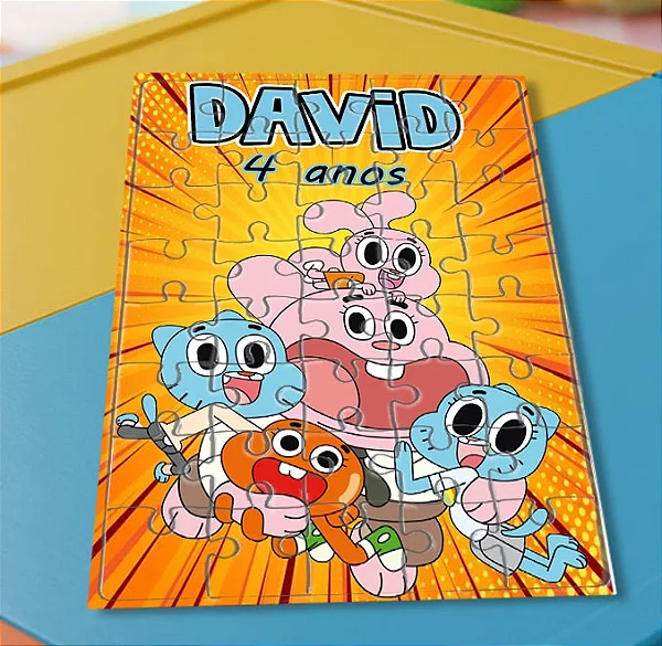 Quebra cabeça O INCRÍVEL MUNDO DE GUMBALL