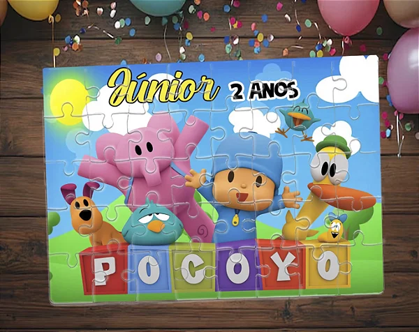 Quebra cabeça Pocoyo