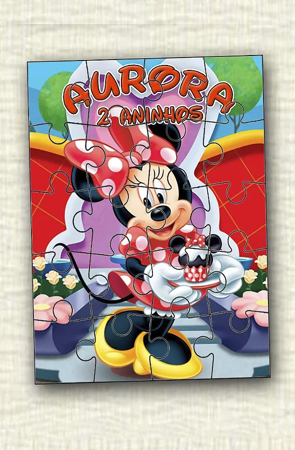 Quebra cabeça Minnie