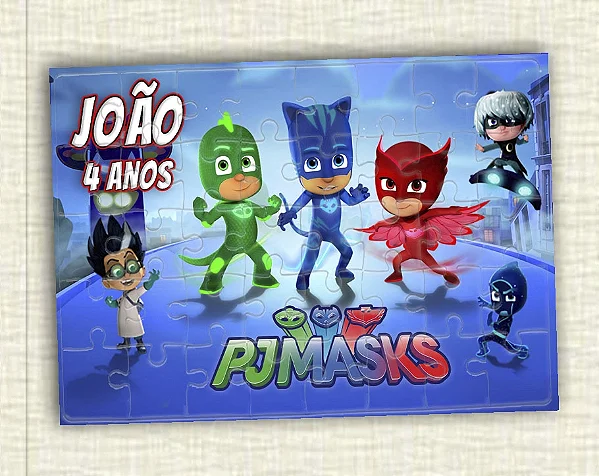 Quebra cabeça PJ Masks