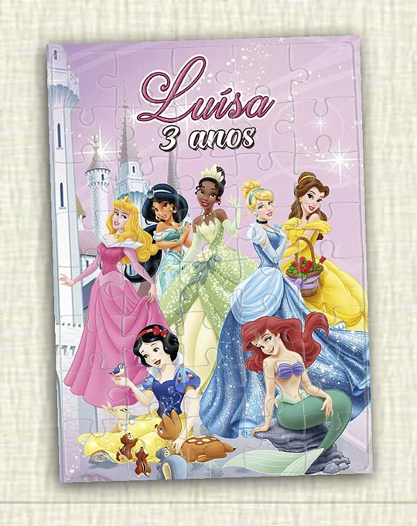 Quebra cabeça Princesas