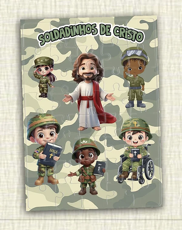 Quebra cabeça Soldadinhos do Cristo