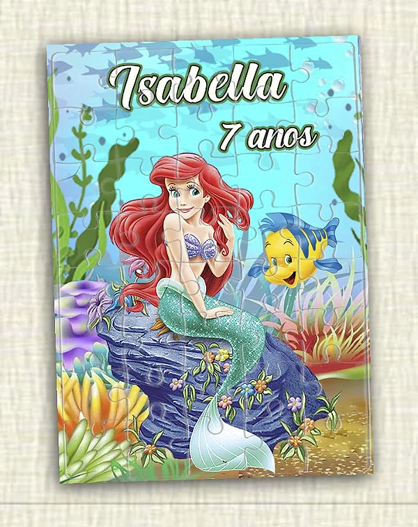 Quebra cabeça A Pequena Sereia
