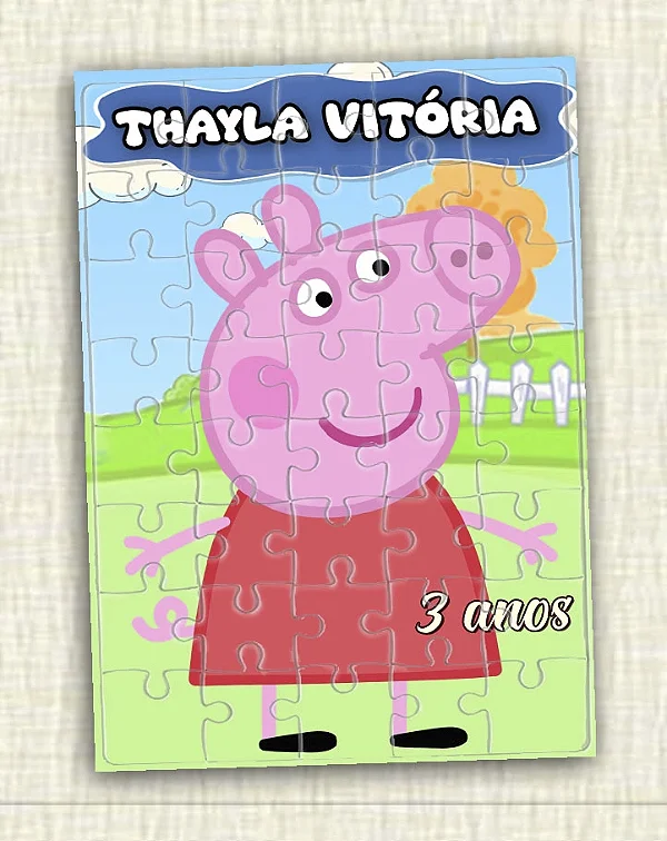 Quebra cabeça Família Pig