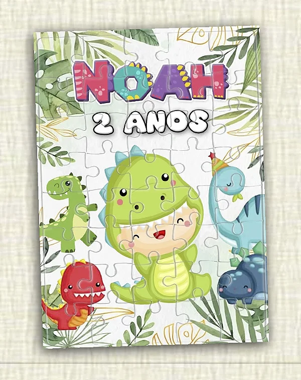 Quebra cabeça Dinossauro Baby