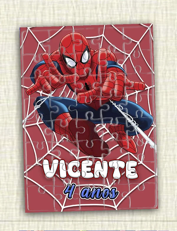 Quebra cabeça Homem Aranha