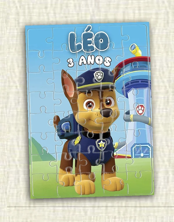 Quebra cabeça Patrulha Canina