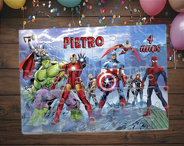 Quebra cabeça Vingadores