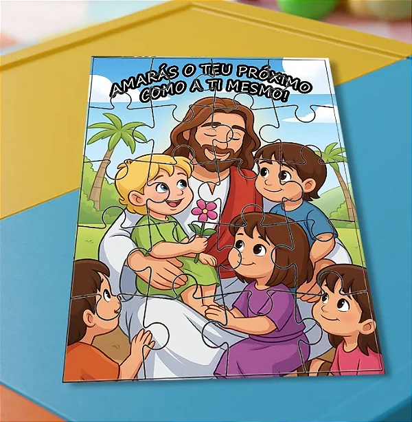 Quebra cabeça - Jesus - Evangelização Infantil -