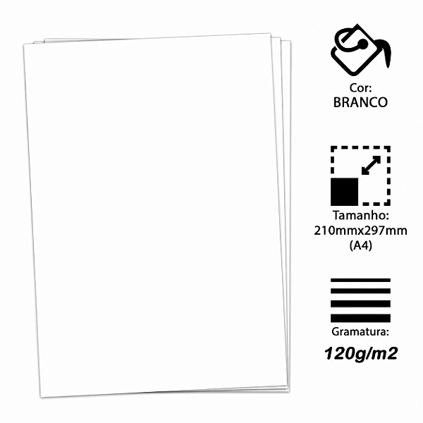 Sulfite A4 120g (50 folhas)