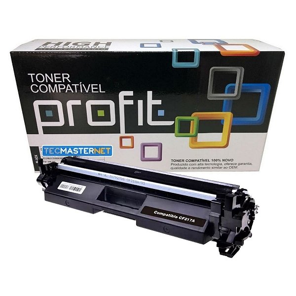 TONER COMPATIVEL HP CF217A COM CHIP 1.6K