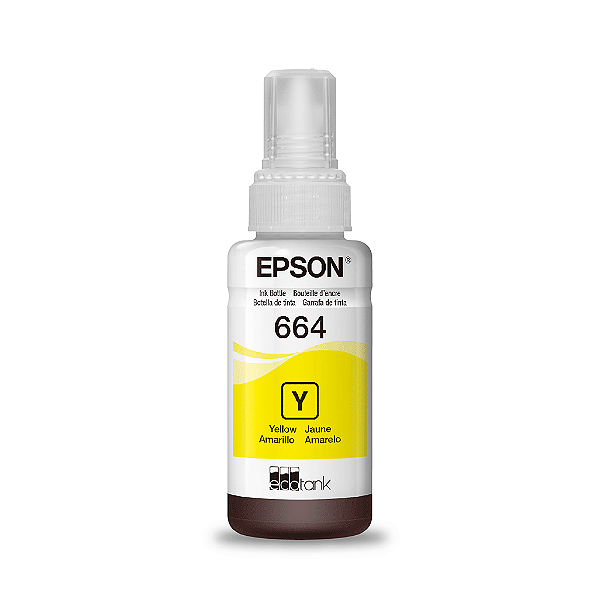 REFIL TINTA ORIGINAL T664 70ML AMARELA | EPSON